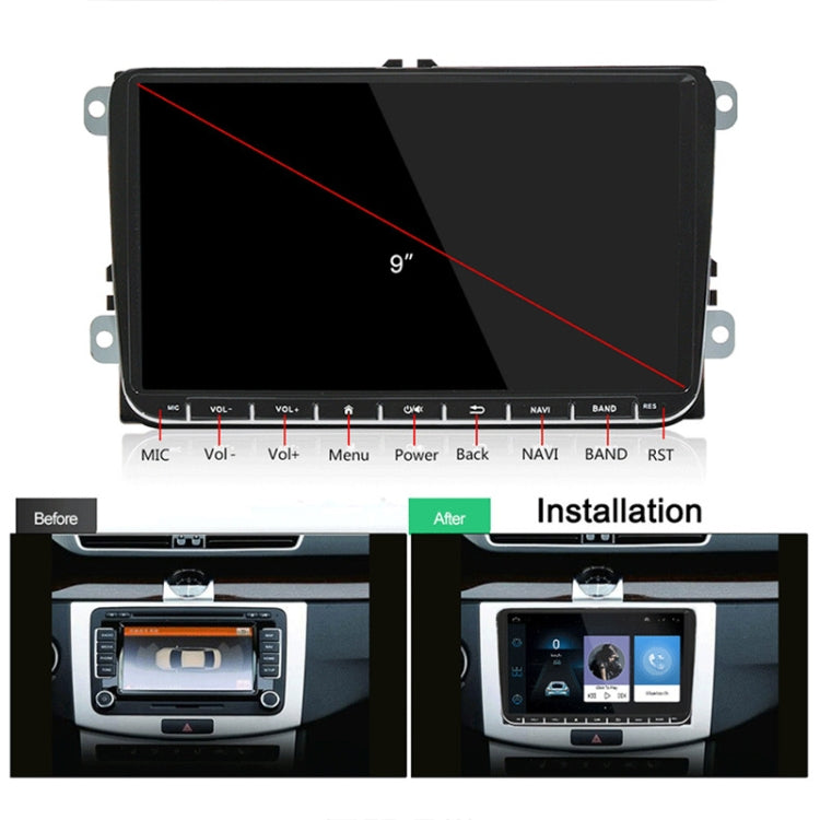 CKVW92 HD 9 inch 2 Din Android 6.0 Car MP5 Player GPS Navigation Multimedia Player Bluetooth Stereo Radio for Volkswagen, Support FM & Mirror Link, Europe Map Version, Europe Map Version CKVW92 HD 9 inch 2 Din Android 6.0 Car MP5 Player GPS Navigation Multimedia Player Bluetooth Stereo Radio for Volkswagen, Support FM & Mirror Link, Europe Map Version, Europe Map Version